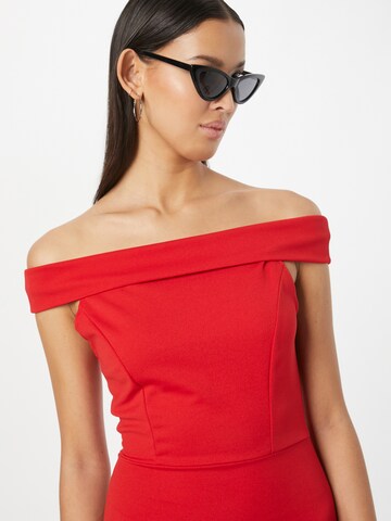 Robe de cocktail WAL G. en rouge