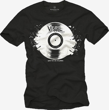 MAKAYA Shirt in Schwarz: Vorderseite