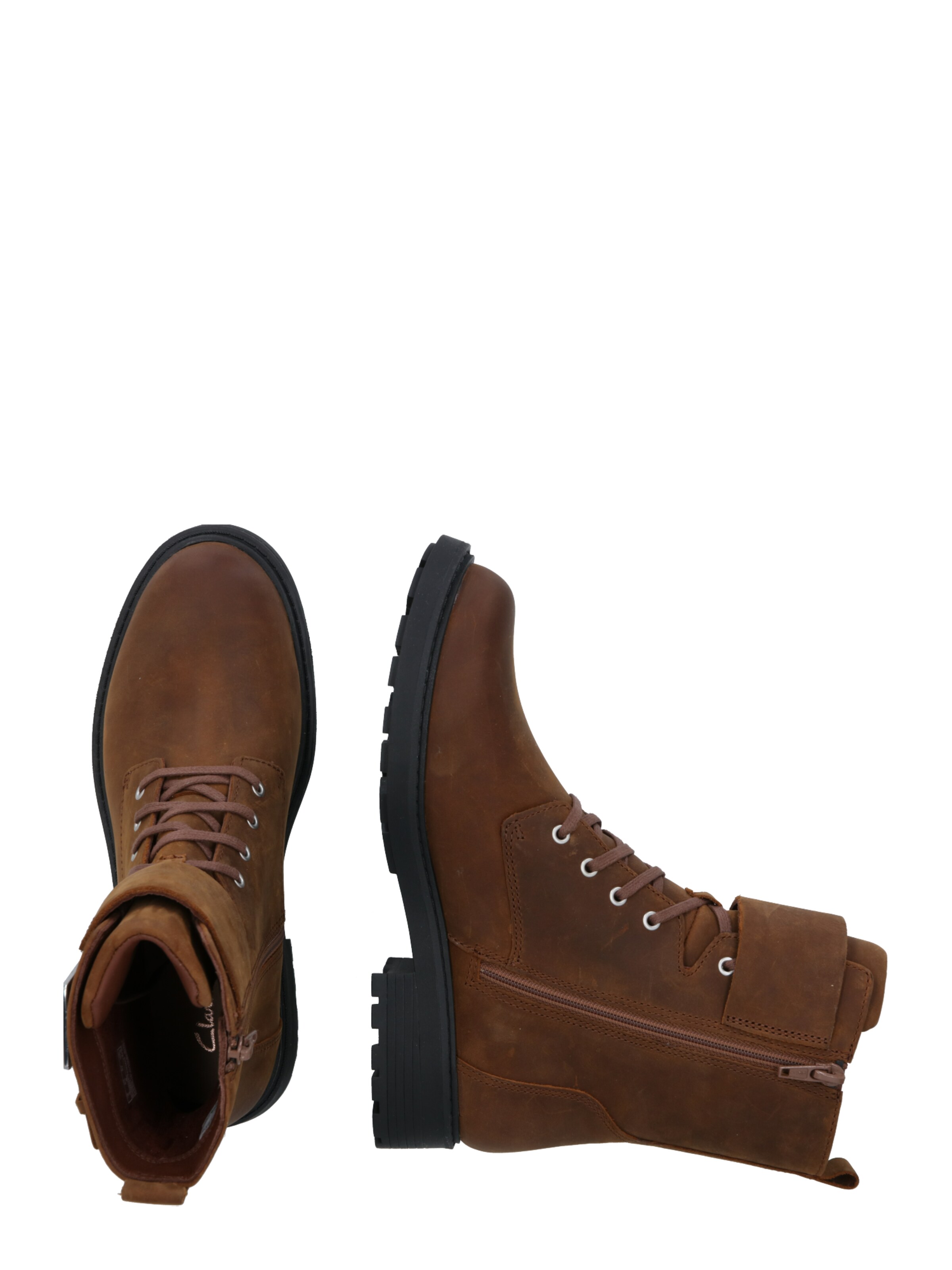 CLARKS Veterlaarsjes 'Orinoco' in Bruin