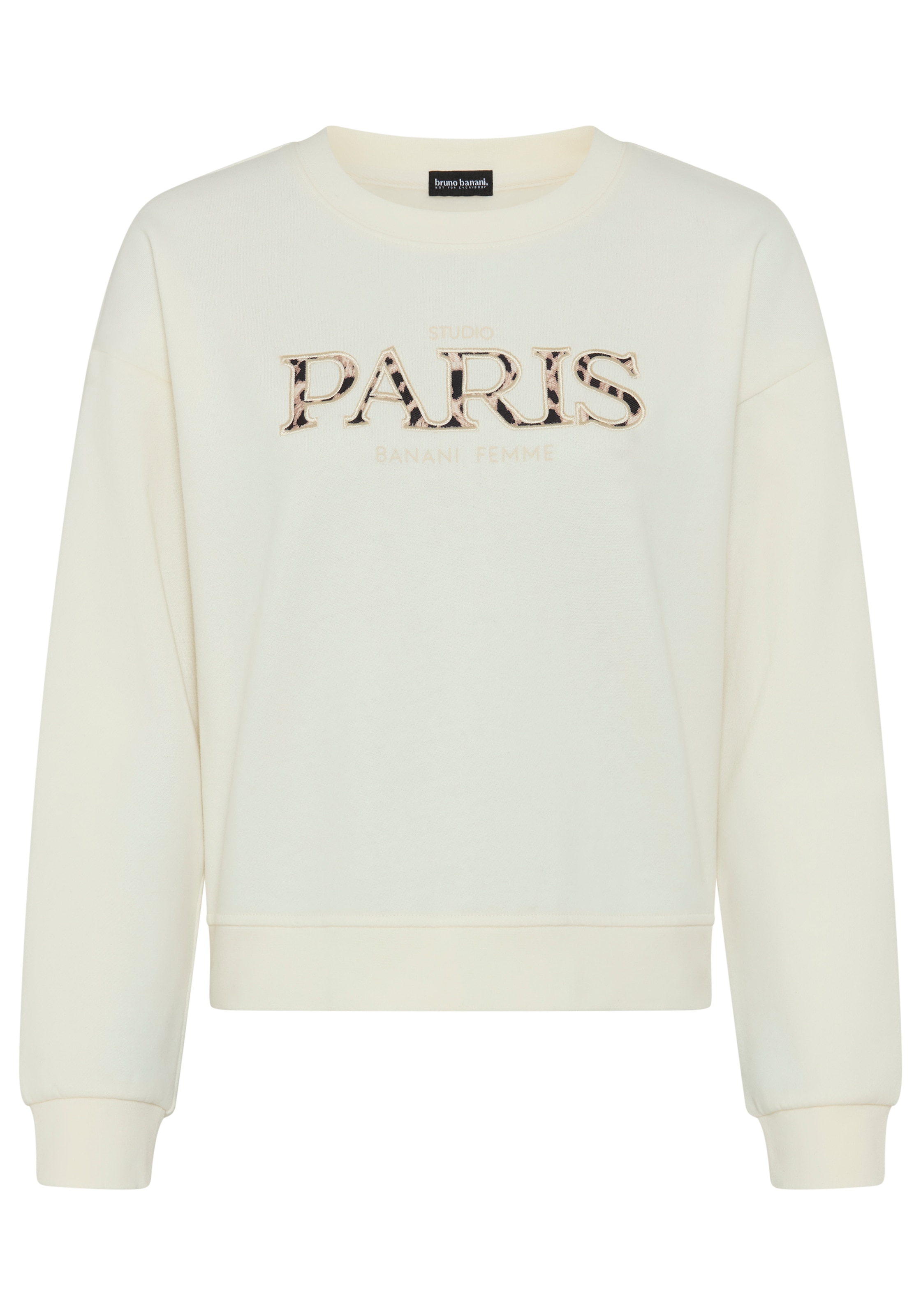 Bruno Banani LM Sweatshirt in White: front