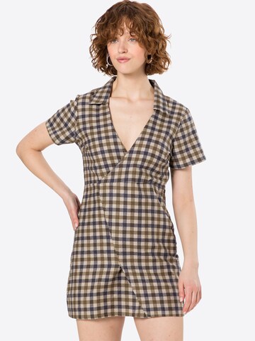 Motel Shirt Dress 'Adolfy' in Beige: front