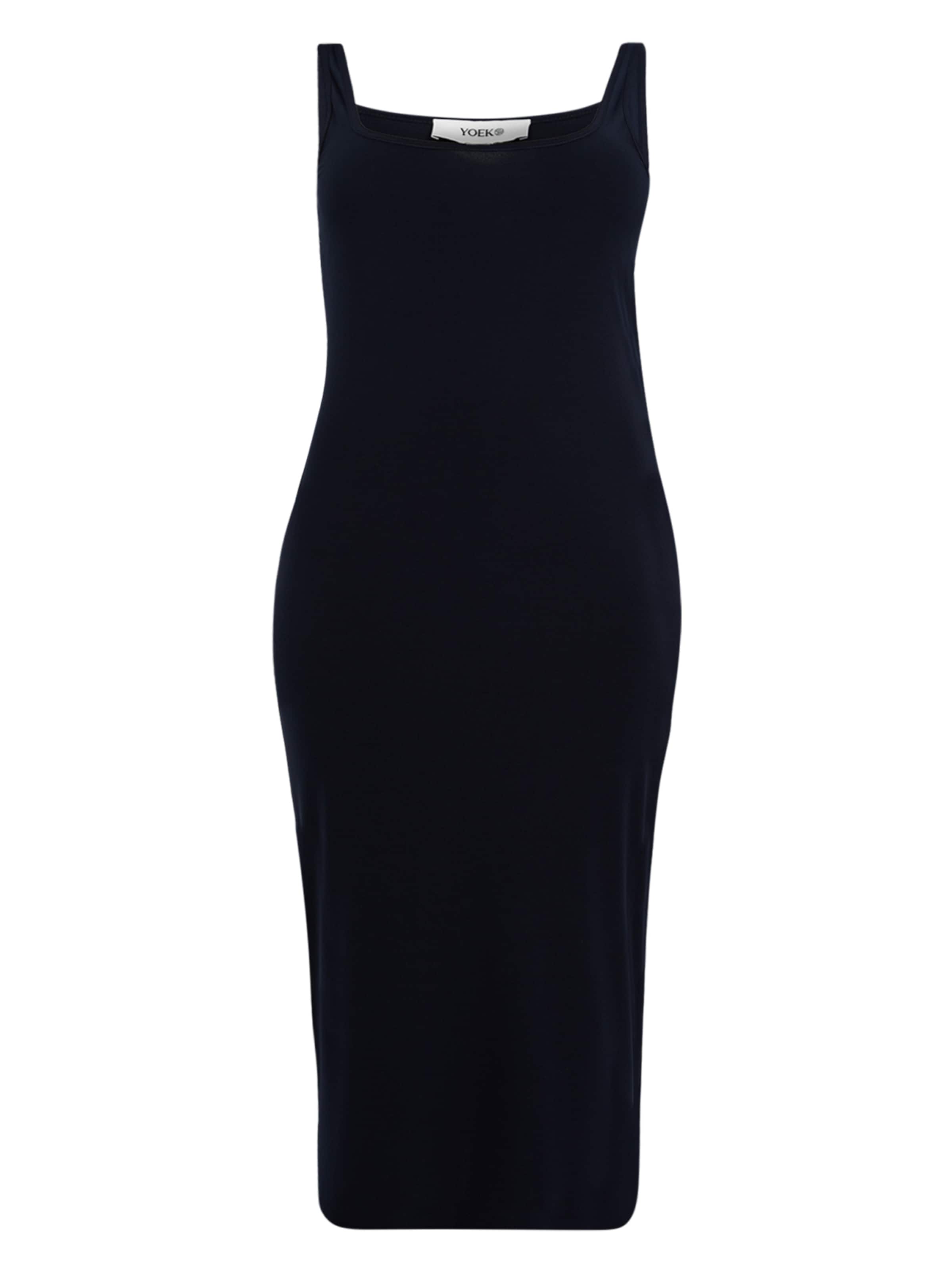 YOEK Dress in Blue: front