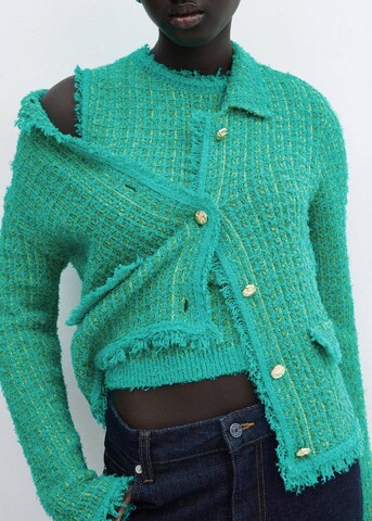 MANGO Sweater 'COCODRIL' in Green