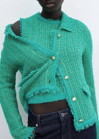 MANGO Пуловер 'COCODRIL' в зелено