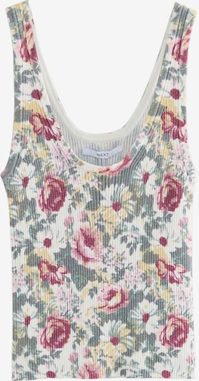 Next Tops en tricot en vert / rose / rose foncé / blanc, Vue avec produit