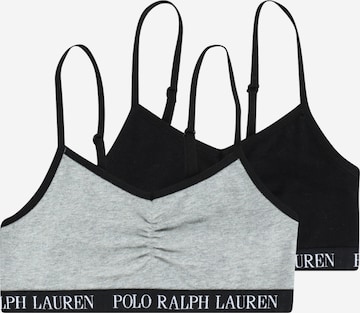 Bustieră Sutien de la Polo Ralph Lauren pe gri: față