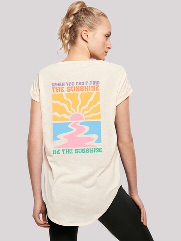 F4NT4STIC Shirt 'Be The Sunshine Color' in Beige: front
