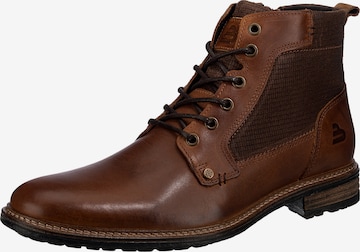 BULLBOXER Lace-Up Boots '870K56536F' in Brown: front