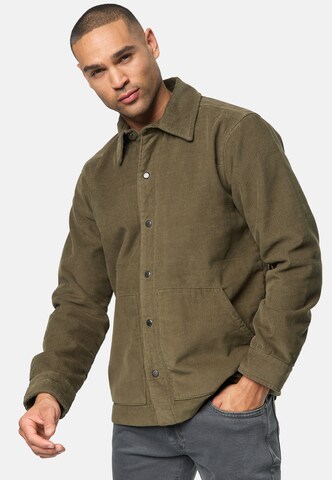 INDICODE JEANS Between-Season Jacket 'Korbits' in Green
