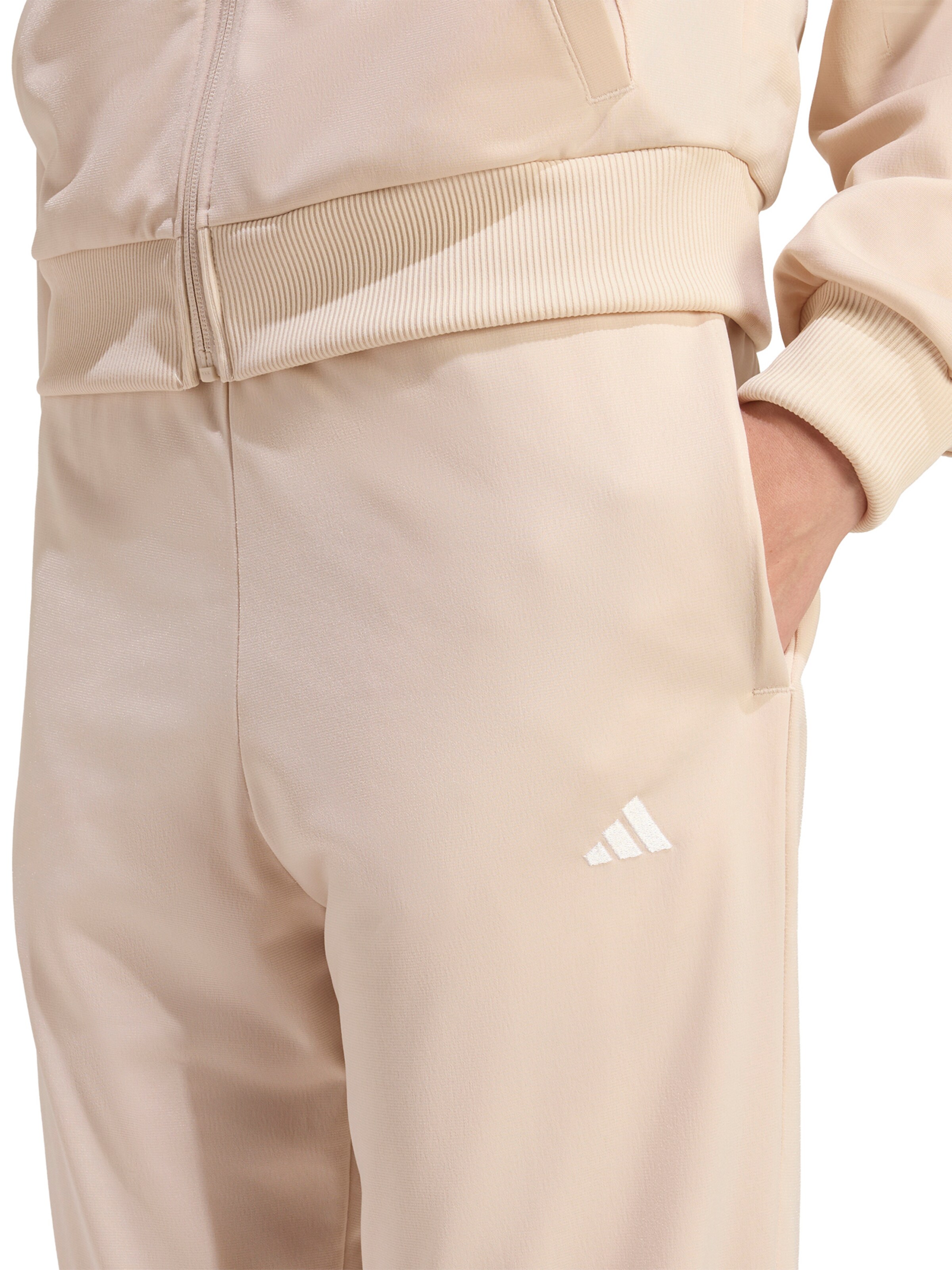 ADIDAS SPORTSWEAR Trainingspak 'Essentials Feel Cozy' in Beige
