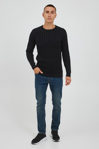 INDICODE JEANS Strickpullover 'PAULETTA' in Schwarz