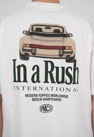 T-Shirt 'Oldtimer Race' Prohibited en beige