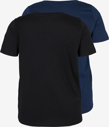 T-shirt Zizzi en bleu