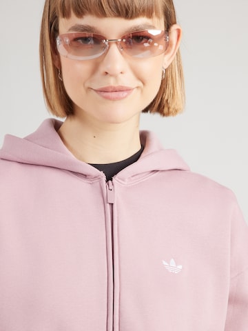 ADIDAS ORIGINALS Sweatjacke 'ESS' in Lila