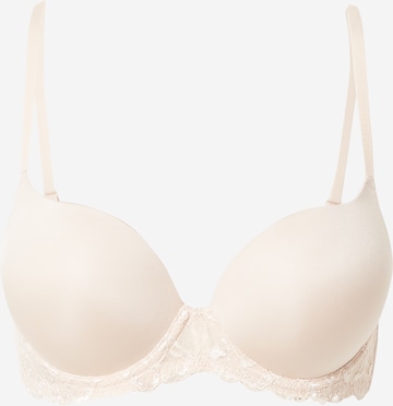 Dorina Push-up BH 'CLAIRE' i beige: forside