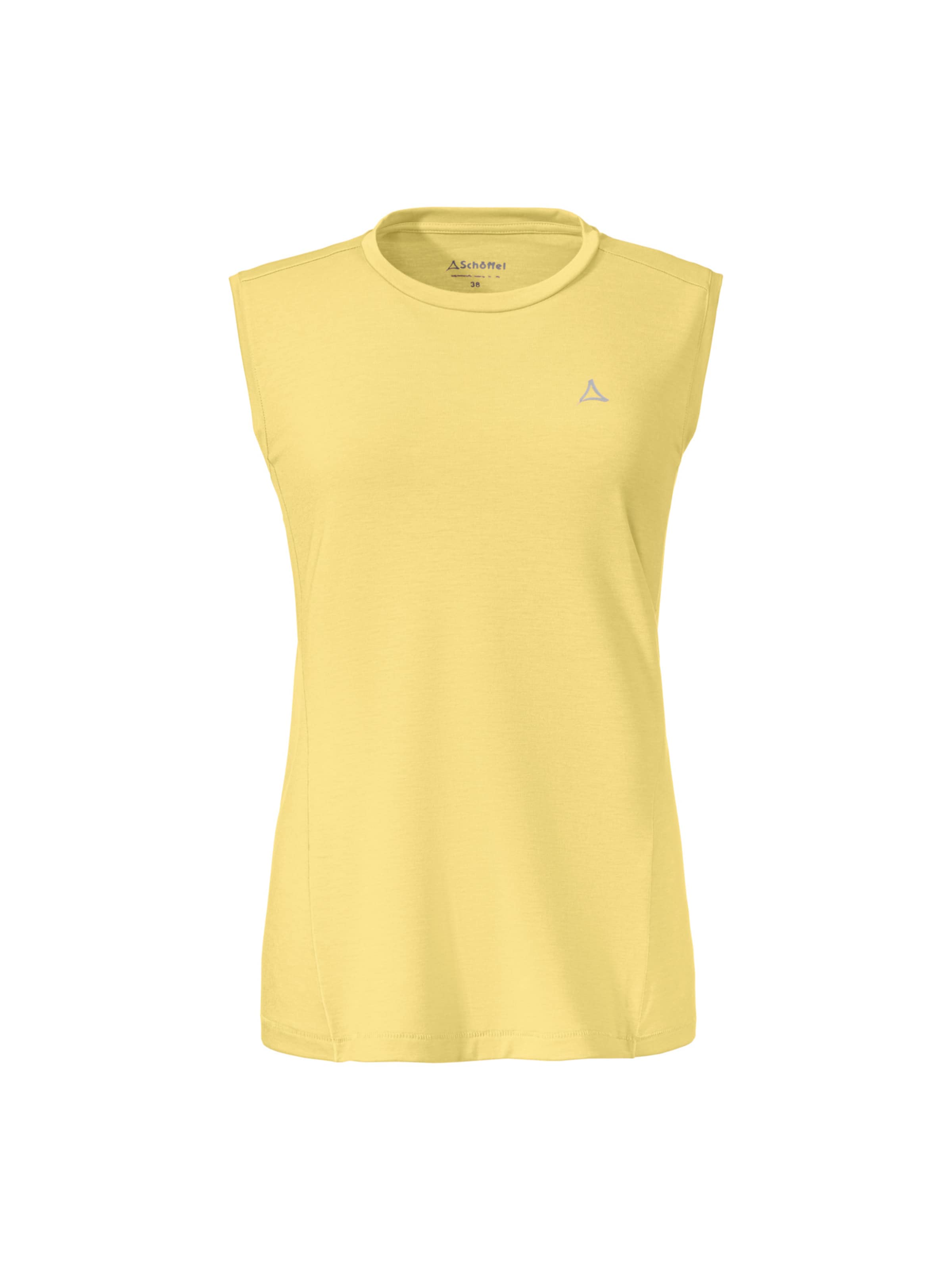 T-shirt fonctionnel 'Vietas' Schöffel en jaune : devant