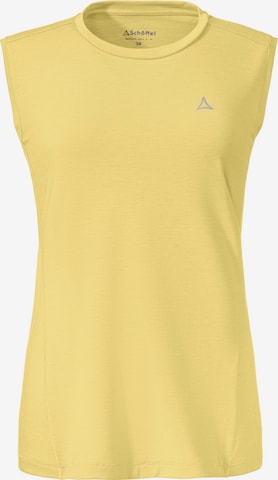 T-shirt fonctionnel 'Vietas' Schöffel en jaune : devant