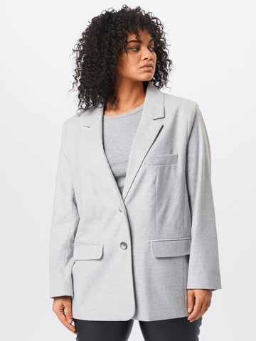 Blazer 'JEANETTE' River Island Plus en gris : devant