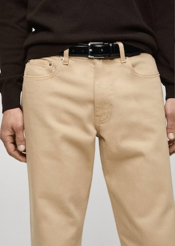 MANGO MAN Regular Jeans 'Bob' in Beige