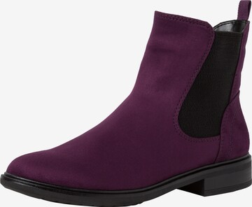 Chelsea Boots JANA en violet : devant