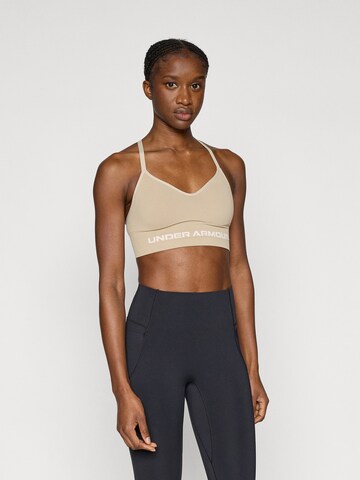 UNDER ARMOUR Bustier Sport bh in Groen: voorkant