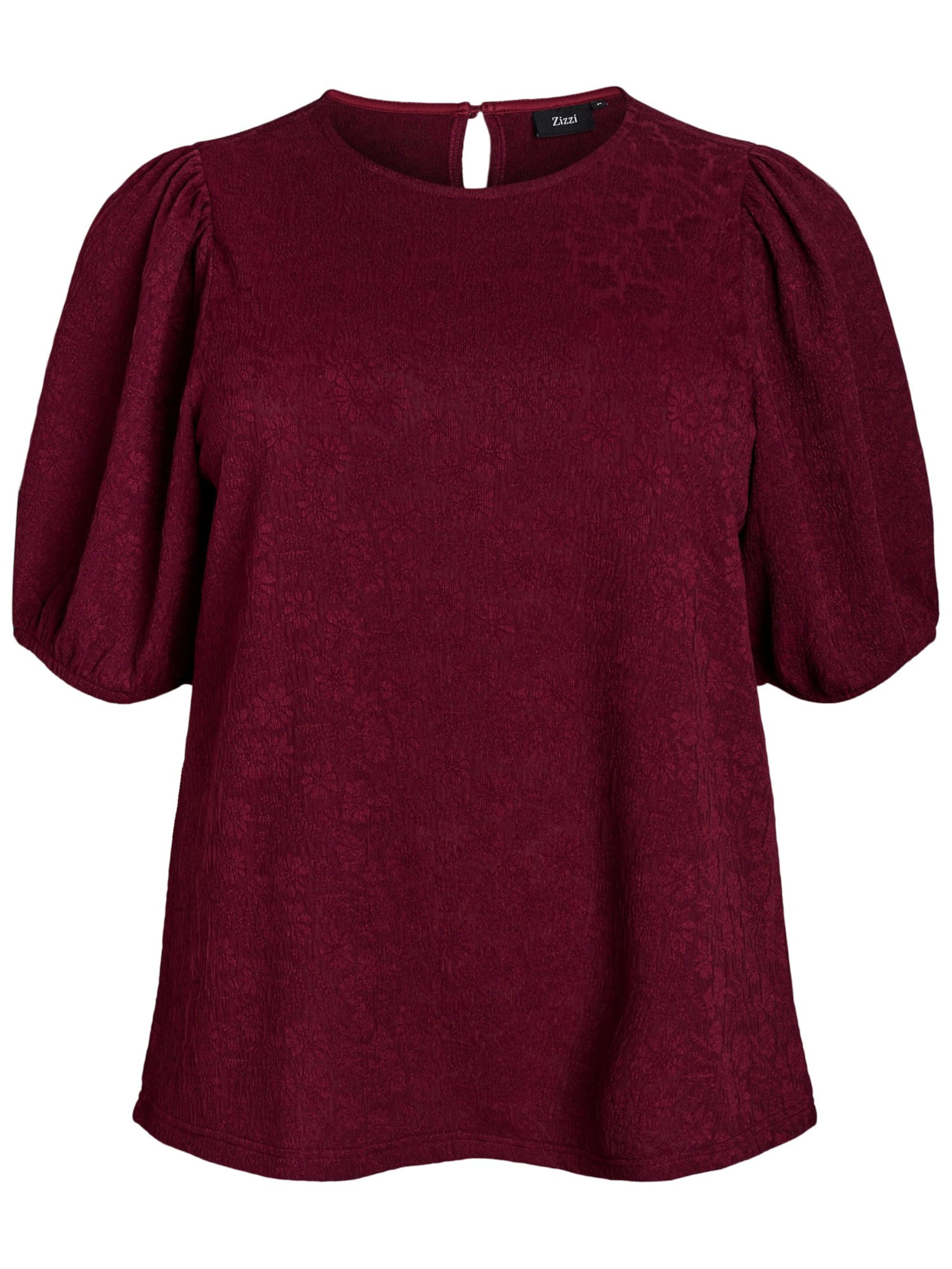 Bluză 'CAMINA' de la Zizzi pe roșu: față