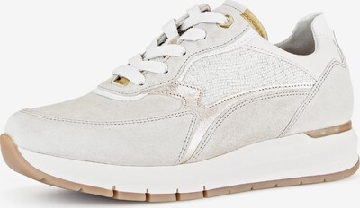 GABOR Sneaker in hellgrau / silber / weiß, Produktansicht