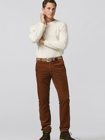 MEYER Regular Chino 'Rio 2-8619' in Bruin