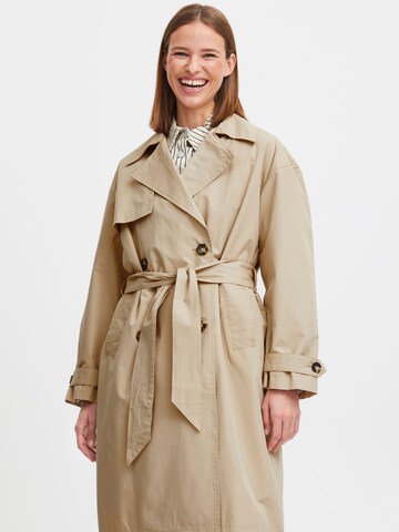 b.young Between-seasons coat 'Calea' in Beige: front