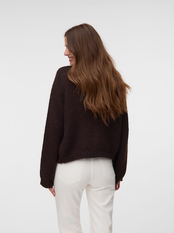 VERO MODA Gebreid vest in Bruin