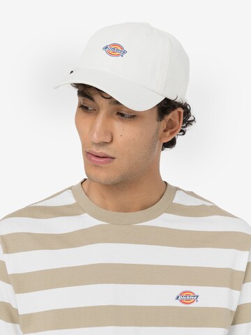 Cappello da baseball 'HARDWICK' di DICKIES in bianco: frontale
