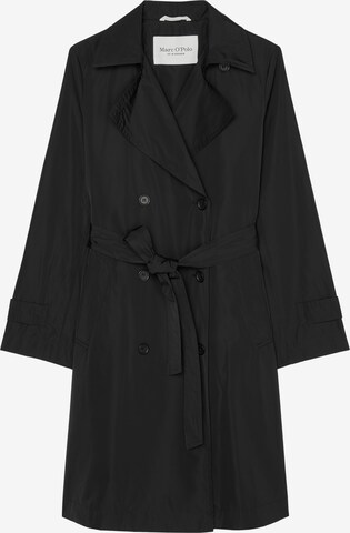 Marc O'Polo Between-Seasons Coat in Black: front