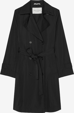 Marc O'Polo Between-Seasons Coat in Black: front