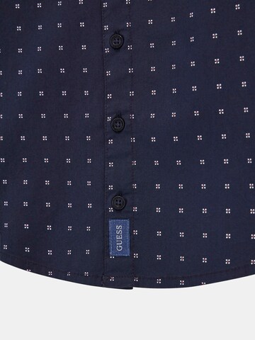 GUESS Regular fit Button Up Shirt in Blue