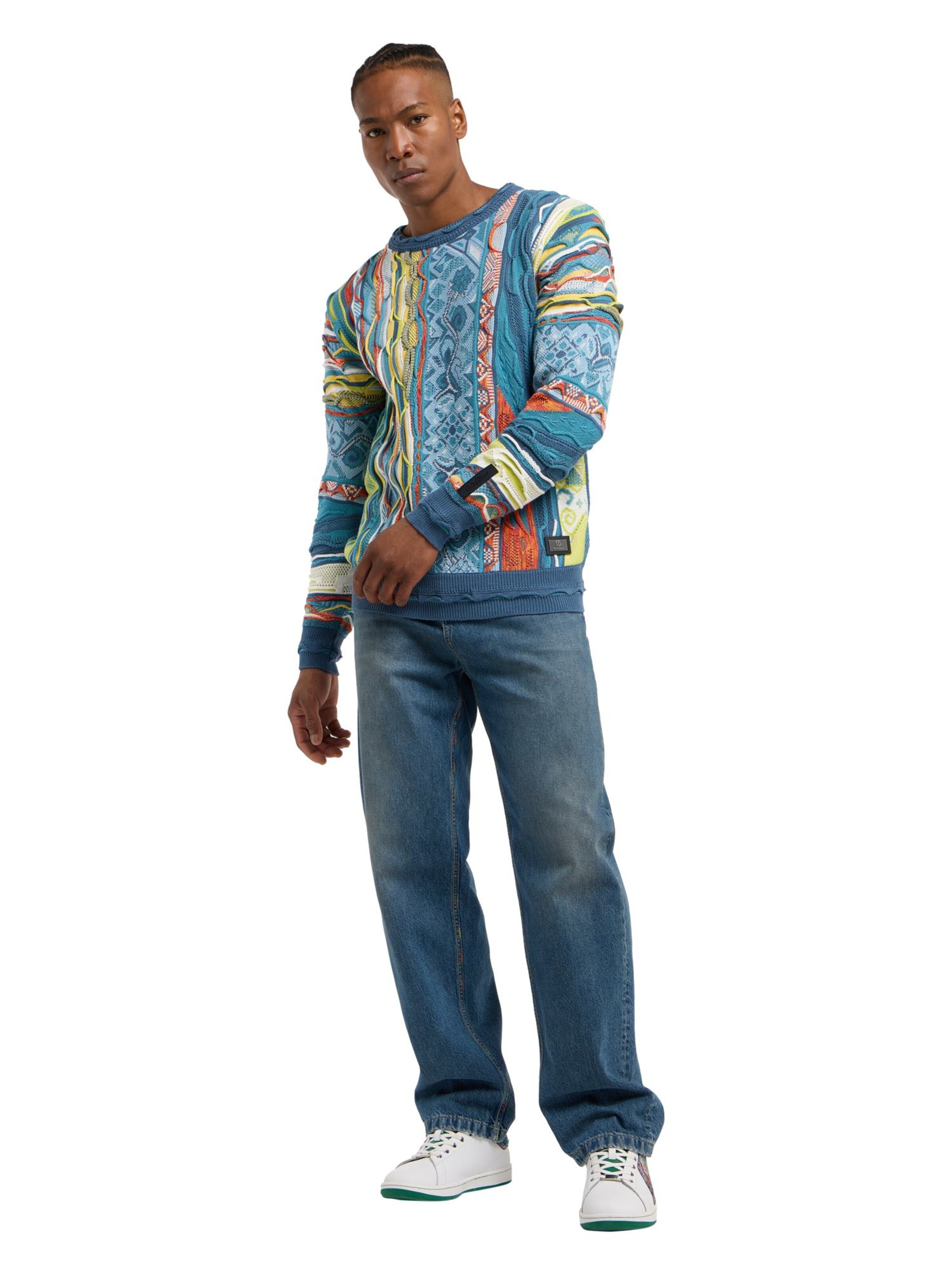 Carlo Colucci Pullover 'Dimani' in Blau