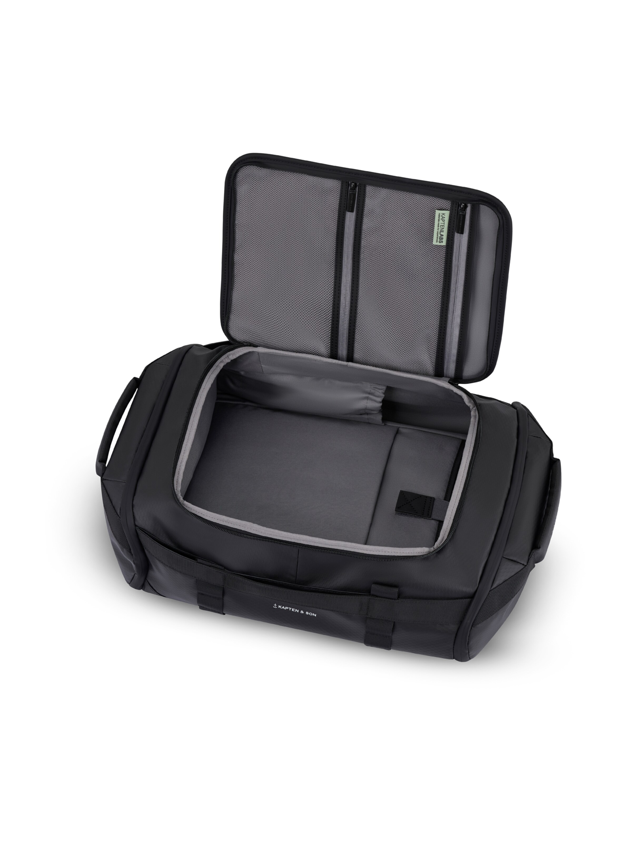 Kapten & Son Σακίδιο πλάτης 'Lisbon Duffle Backpack Small' σε μαύρο