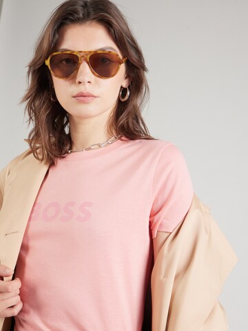 T-shirt 'C_Elogo_5' BOSS en rose