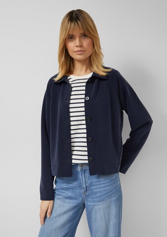 s.Oliver Sweatvest in Blauw