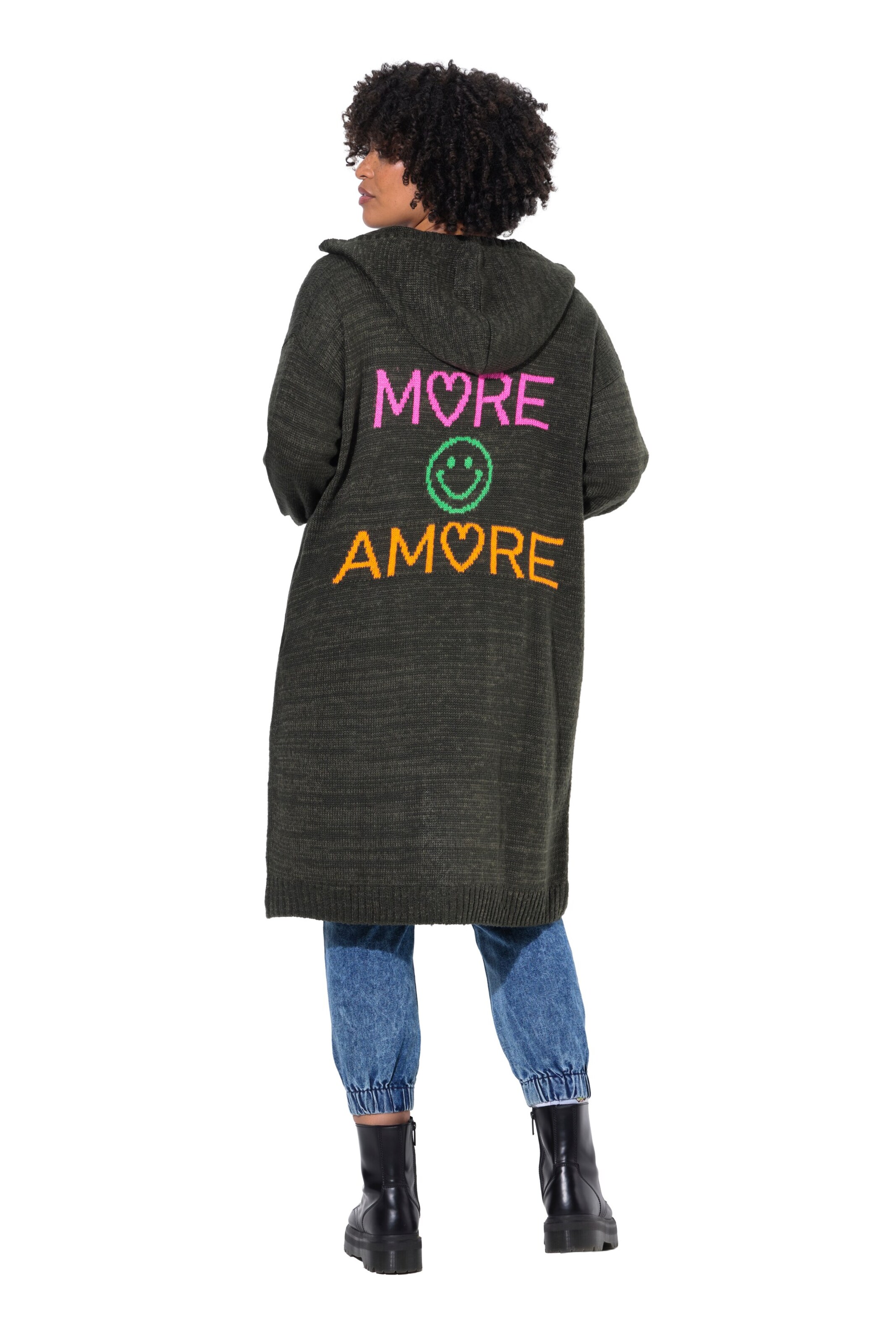 Angel of Style Gebreid vest in Grijs