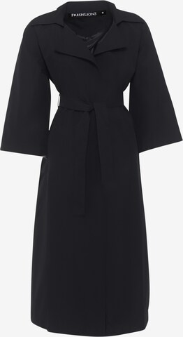 FRESHLIONS Between-Seasons Coat 'Noelia' in Black: front