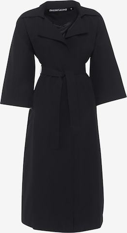 FRESHLIONS Between-Seasons Coat 'Noelia' in Black: front