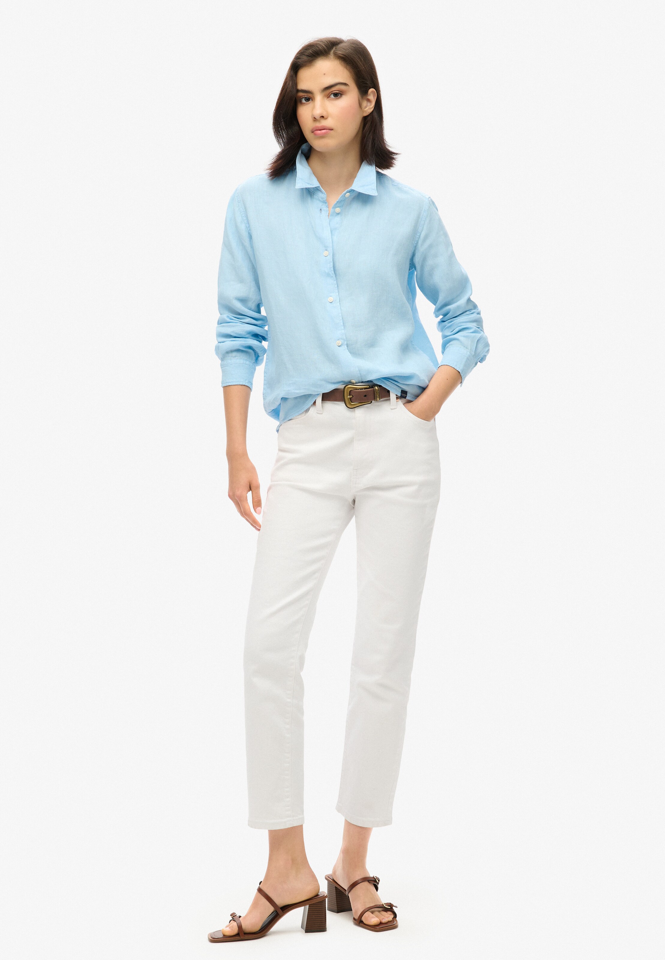 Superdry Bluse in Blau