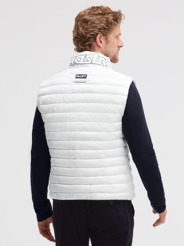 Gaastra Steppweste mit Logo-Details in Weiß