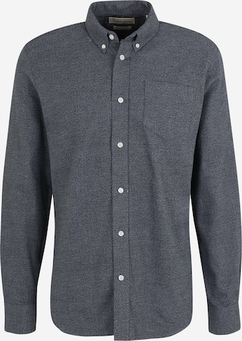 By Garment Makers Regular fit Overhemd in Grijs: voorkant