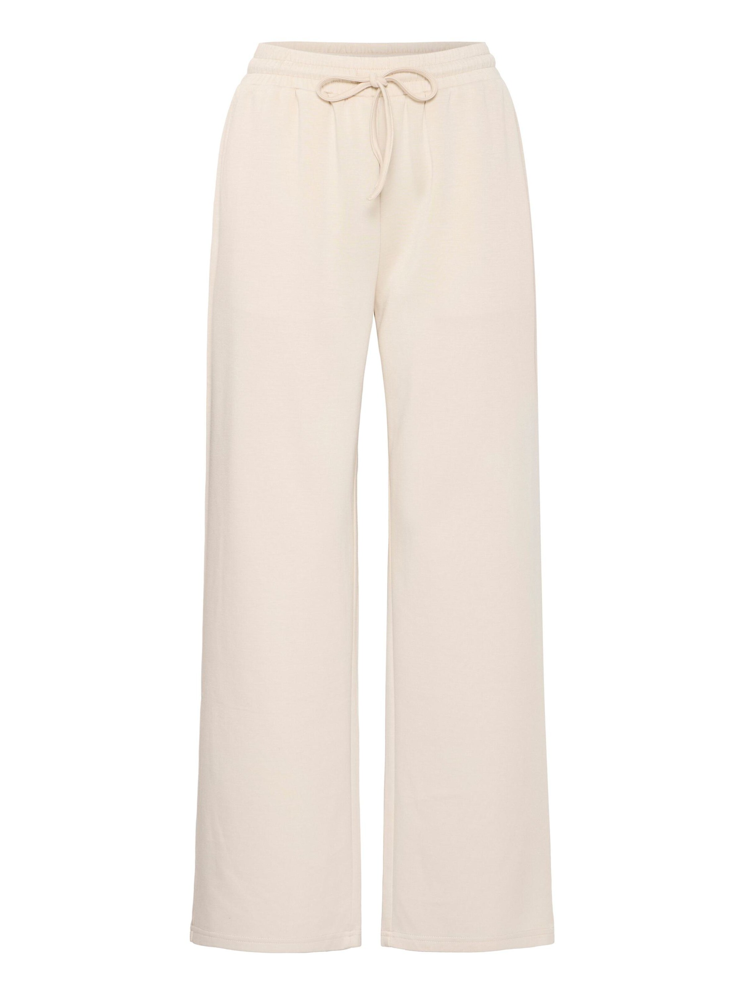 ICHI Wide leg Trousers 'IXSvala' in Pink: front