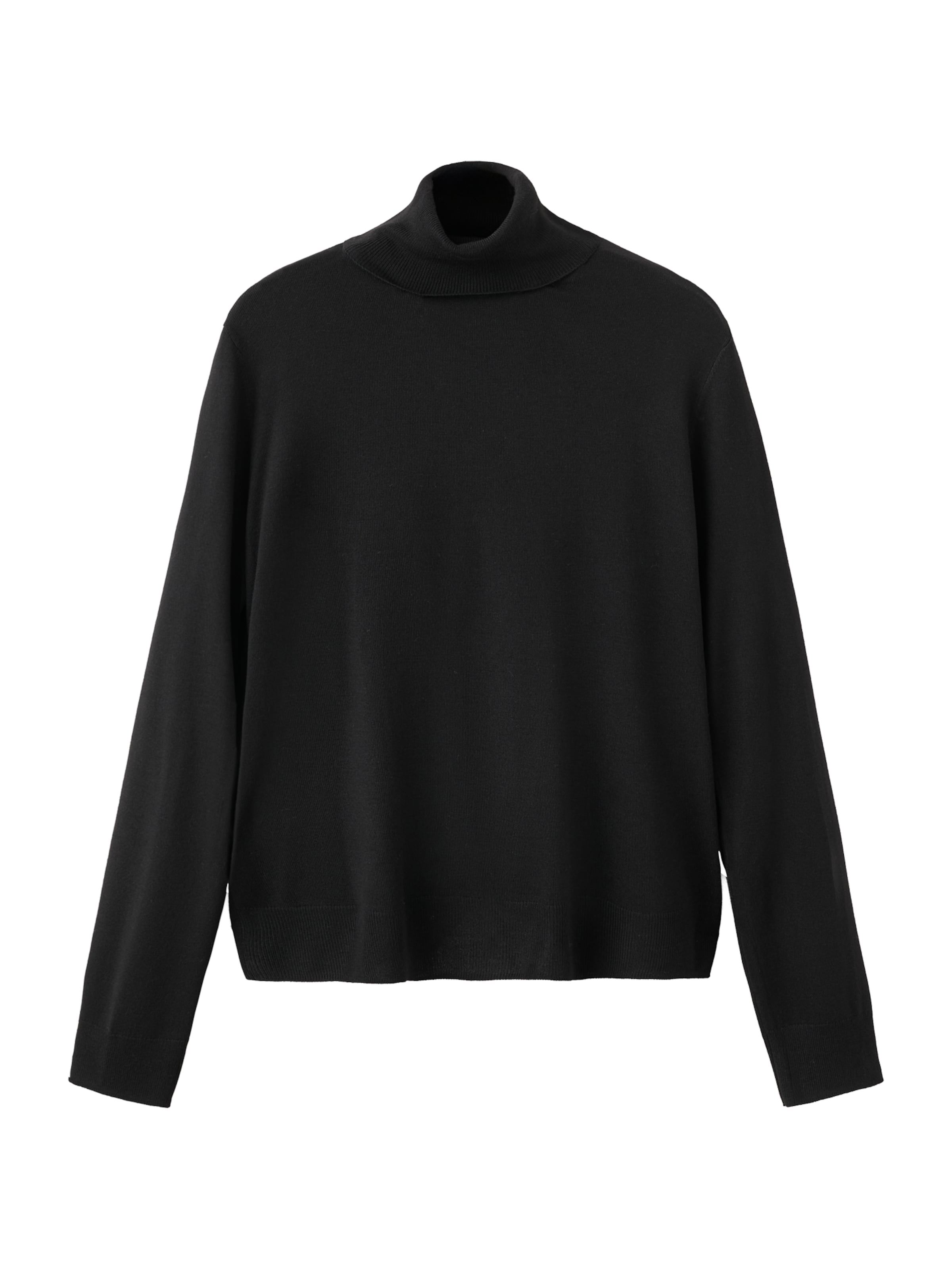 MANGO Pulover 'LUCCAC' | črna barva: sprednja stran