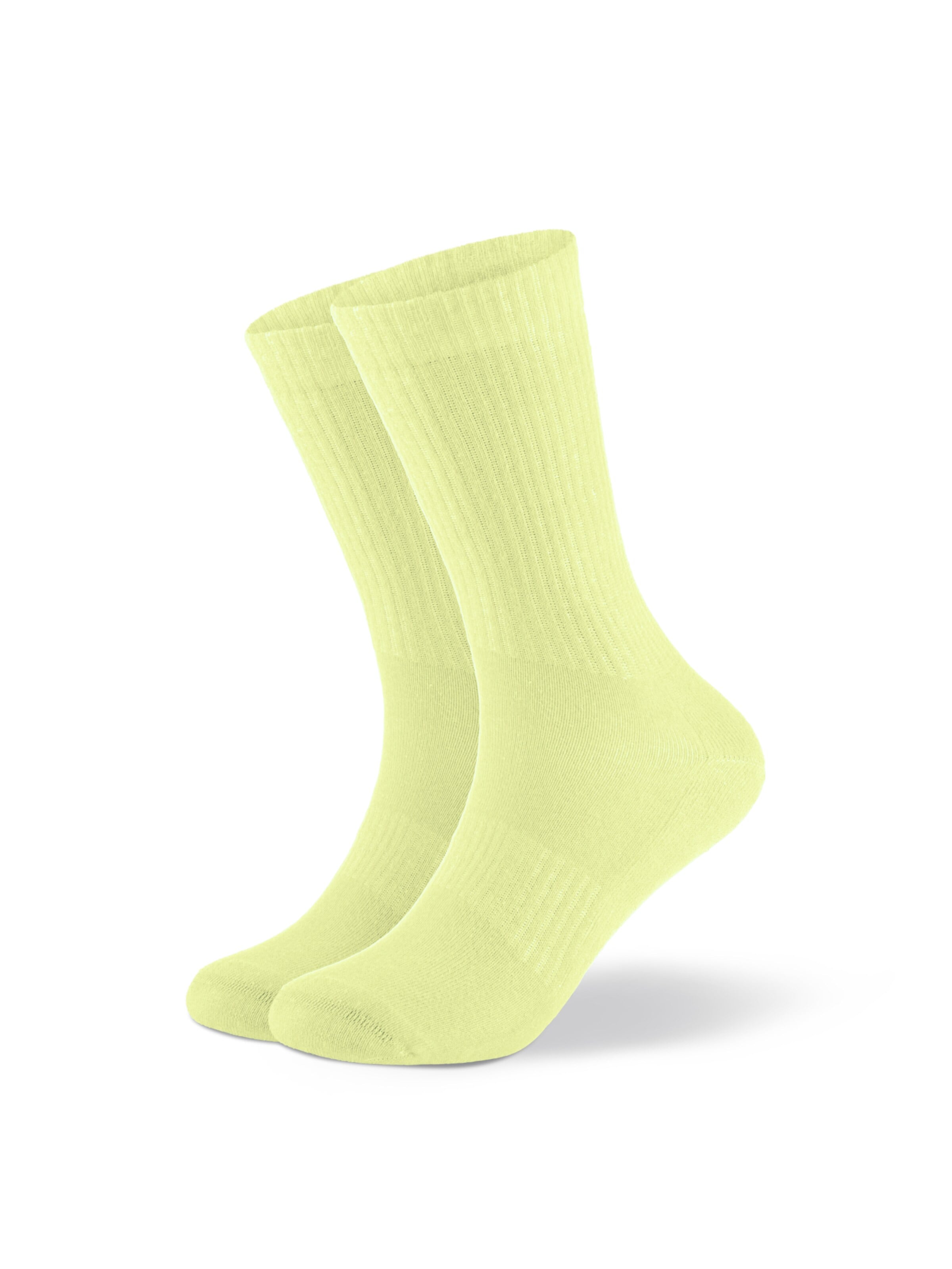 Von Jungfeld Socks 'CASUAL CLASSIC' in Yellow: front