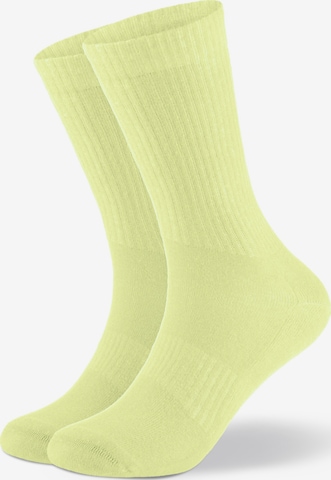 Von Jungfeld Socks 'CASUAL CLASSIC' in Yellow: front