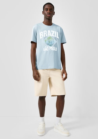 QS T-Shirt in Blau