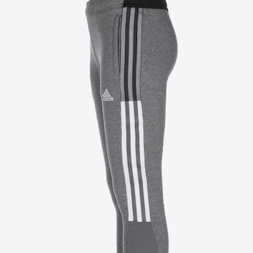 ADIDAS PERFORMANCE Slim fit Workout Pants 'Tiro 21' in Grey